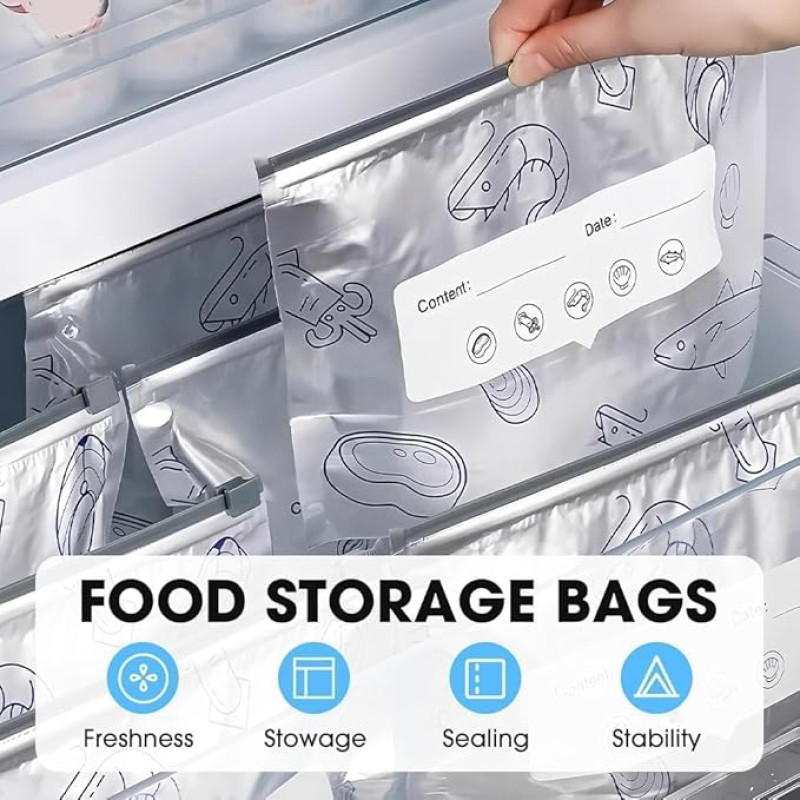 Smart Aluminum Foil Zip Bag 10p
