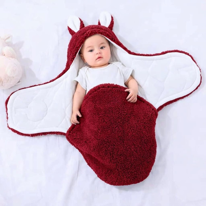 Premium Baby Blanket Red Colour China Waterproof